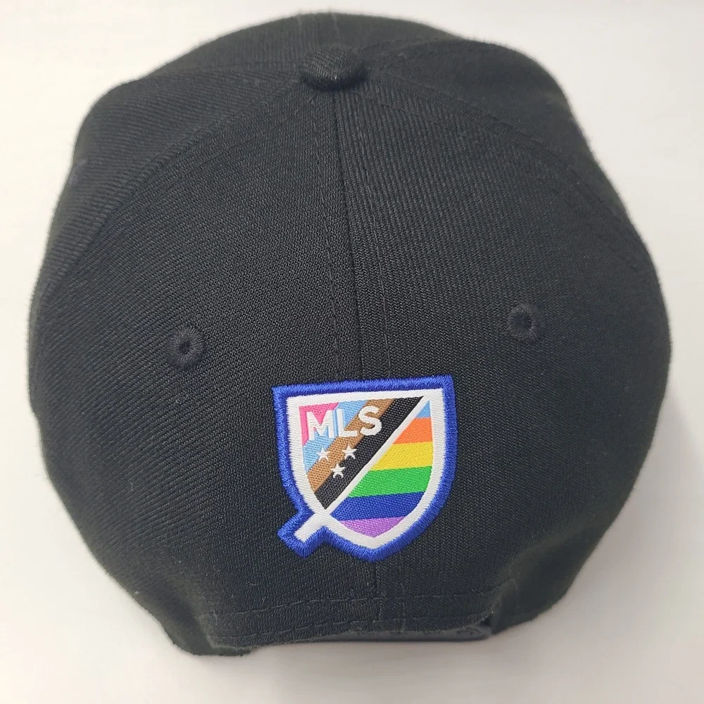 Nashville SC Hat Snapback New Era 9Fifty Black Rainbow MLS Soccer Pride LGBT Men